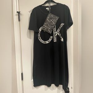 Calvin Klein Dress and Wristlet